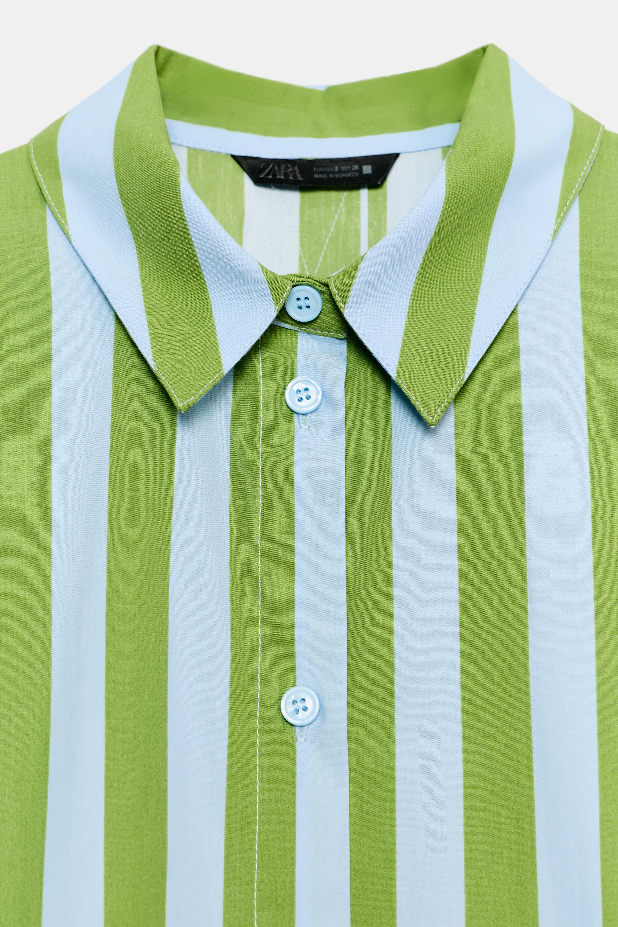 CHEMISE OVERSIZE À RAYURES